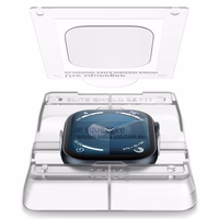 Spigen Elite Shield ”EZ FIT” Hübriidklaas 2-PACK jaoks Apple Watch 10 (46MM) - Clear