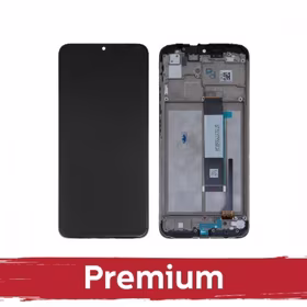 LCD Ekraan Ühildub Xiaomi Redmi 9T / Poco M3 Must koos Frame OEM