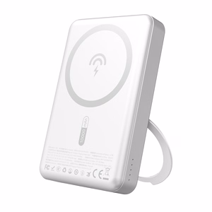 Dudao K28 10000mAh PD 22.5W MagSafe Powerbank metallist korpuse ja rõngaga - hõbedane