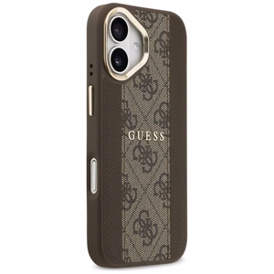 GUESS ümbris jaoks IPHONE 17 compatible with MagSafe GUHMP17SPG4SEMCW (PU W/ 4G Stripe) brown