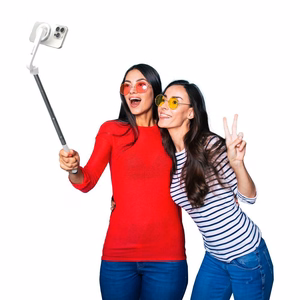 FORCELL F-GRIP MagSelfie S100M selfie stick with Juhtmevaba remote control valge
