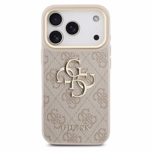 GUESS ümbris jaoks IPHONE 17 Pro GUHCP17L4GMGCPI (PU W/ Big 4G Classic Logo) kuldne roosa