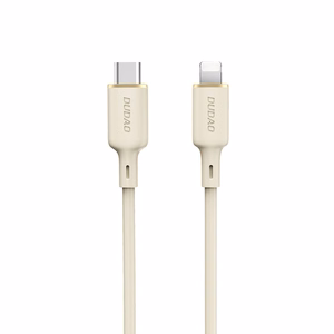 Dudao L7SCL кабель USB-C - Lightning 30W 2м - бежевый