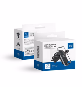 Gravity car phone hoidja Sinine Star Triangular air vent must