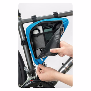 Rockbros G002 Flash Journey kolmnurkne 1,4 l jalgratta raamikott – sinine