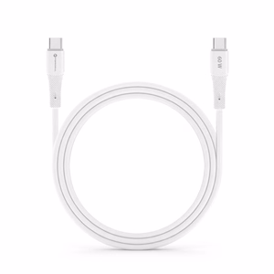 Cable USB C to USB C Forcell F-Energy QC4.0 PD 3A 60W Silicone 1 m C344 white