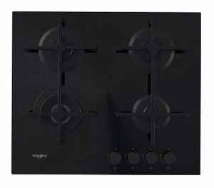 Whirlpool AKT 627/NB1 sisseehitatud gaasipliit, must, 59 cm, 4 tsooni