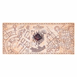 Harry Potter Marauder's Map XXL mängulauamatt, 80 × 35 cm