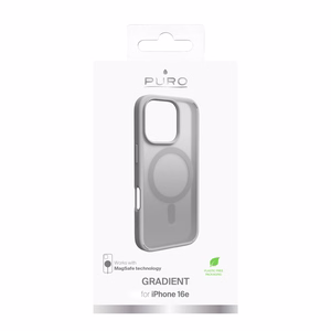 Puro Gradient MagSafe Silicone Ümbris jaoks iPhone 16 Pro Max - Hõbedane