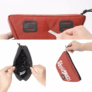 Rockbros G011 Flash Journey trapetsikujuline jalgratta juhtraua kott 0.7 l - punane