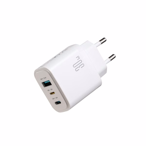 Laadija Joyroom JR-TG6 30W 2xUSB-C/USB-A valge