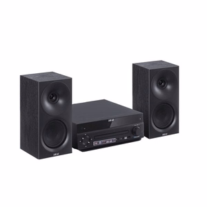 AKAI AM-301B – mikro-Hi-Fi süsteem, 40 W (2 × 20 W), CD/MP3, Bluetooth, USB, FM, AUX, must