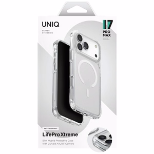 Uniq LifePro Xtreme Magclick Charging Ümbris jaoks iPhone 17 Pro Max - Clear-Glitter