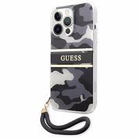 Guess GUHCP13LKCABBK iPhone 13 Pro / 13 6.1" must/must hardcase Camo rihmaga kollektsioon