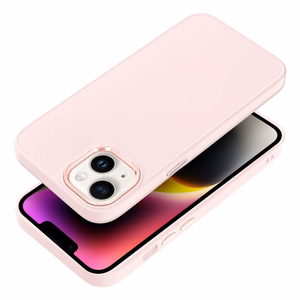 Чехол для iPhone 13 Frame пудрово-розовый