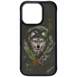 NIMMY ümbris WOLF compatible with MagSafe jaoks IPHONE 16 Pro dark hall