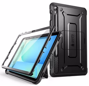 Unicorn Beetle Pro Supcase Ümbris jaoks Samsung Galaxy Tab S9 11.0 / S9 FE / S10 FE / S10 Lite 10.9 X710 / X716B / X510 / X516B / X520 / X526 / X400 / X406B - Must