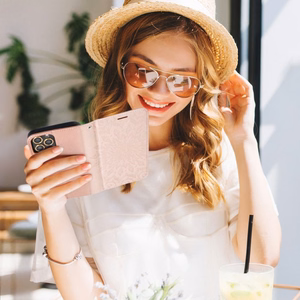 MEZZO Book ümbris jaoks SAMSUNG S21 FE mandala rose kuldne