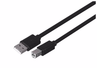 Unitek Y-C420GBK USB kaabel USB 2.0 3 m USB A USB B must