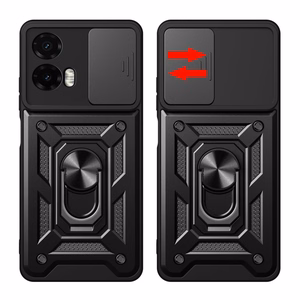 Tech-Protect CamShield Pro Ümbris jaoks Motorola Moto G35 5G - must