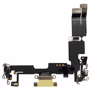 Flex jaoks iPhone 14 Plus jaoks charging connector koos microphone Kollane used ORG