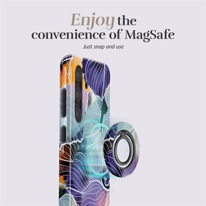 MIO Flowers Magsafe ümbris rõngashoidjaga