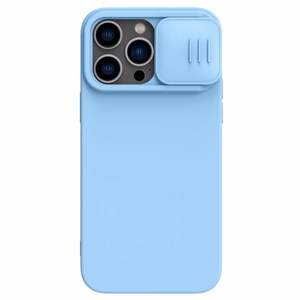 Ümbris Nillkin CamShield Silky Magnetic Silicone Apple iPhone 14 Plus light sinine