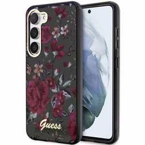 Guess GUHCS23MHCFWSA S23+ S916 зелёный/хаки жёсткий чехол Flower Collection
