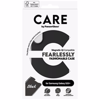 CARE by PanzerGlass Fashion QI Ümbris jaoks Samsung Galaxy S25+ - Must
