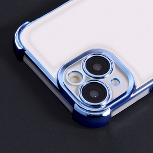 Anti Shock Chrome ümbris jaoks Samsung Galaxy A35 5G sinine