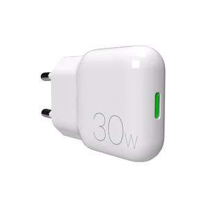 GaN Puro SLIMPRO 30W USB-C Wall Laadija - valge