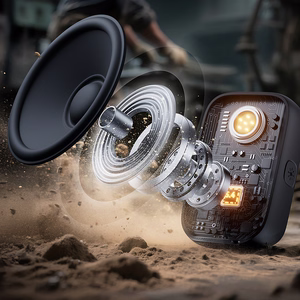 Joyroom Maya JR-MS03 portable Bluetooth speaker with built-in flashlight, resistant - kollane