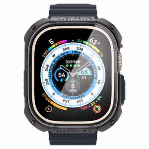 Spigen Tough Armor ümbris mudelile Apple Watch Ultra 49 mm, must