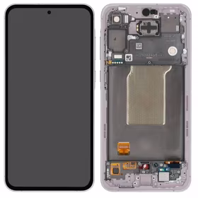 LCD screen Samsung A556 A55 5G koos touch screen ja frame Awesome Lilla original (assembled service pack)