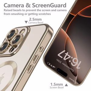 Tech-Protect MagFlex MagSafe Ümbris jaoks iPhone 16 Pro Max - kuldne