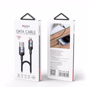 YESIDO KAABEL CA129L 12W TYPE-C/LIGHTNING 1,2M 2A must