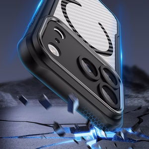 Defender Carbon Mag ümbris for iPhone 17 Pro Max 6,9" must