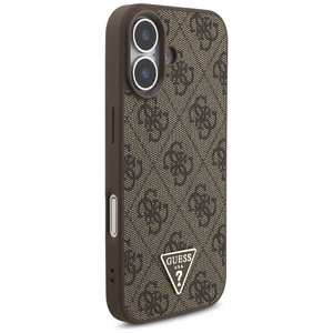Guess 4G Strap Triangle Logo MagSafe ümbris jaoks iPhone 17 - brown