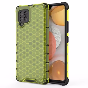 Honeycomb Case soomuskaitse TPU kaitsekattega Samsung Galaxy A42 5G roheline