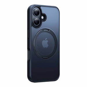 Torras Ostand Pro ümbris iPhone 16-le (must)