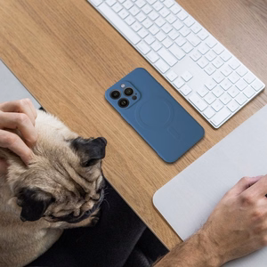 SILICONE MAG ÜMBRIS compatible with MagSafe jaoks SAMSUNG A56 sinine