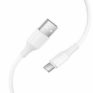 Kaabel USB A to USB C Hoco 3A 1 m X120 valge