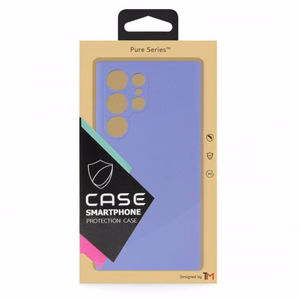 Telefoni ümbris TM Pure Silicone sobib Samsung S918 S23 Ultra / Elegant Purple / (Blister)