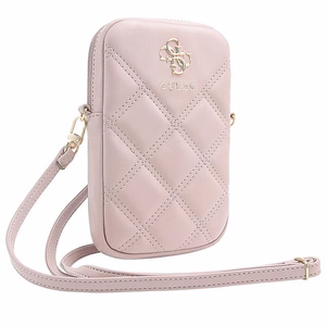Guess kott GUWBZPSQSSGProosa/pink Zip Quilted 4G
