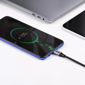 Ugreen US255 50125 USB-C (sirge) / USB-C (nurgaga) PD QC kaabel 60W 3A 2m - hall
