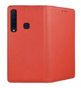 Punane Smart Magnet ümbris Xiaomi Redmi 17 4G/5G telefonile