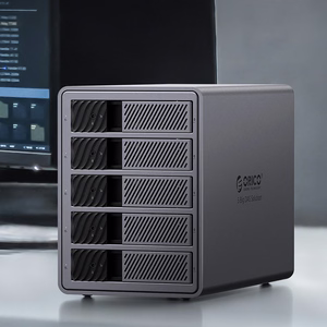 Orico 9858T3 5 Big DAS Solution ProThunder kettamassiiv Thunderbolt 3-ga 5 x 2.5"/3.5" SATA HDD/SSD jaoks - hall
