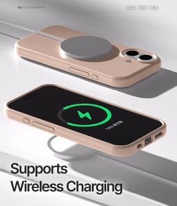 Ümbris Mercury Pure Magsafe Silicon Ümbris Apple iPhone 17 roosa sand