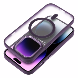 MATTE MAG COVER Ümbris compatible with MagSafe jaoks SAMSUNG S25 PLUS lilla