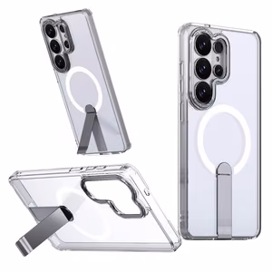 Чехол Hybrid Armor X с подставкой и MagSafe для Samsung Galaxy S26 Ultra - прозрачный